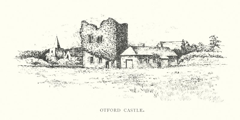 Castillo de Otford (litografía) de Duncan Moul