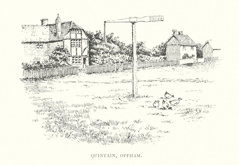 Quintain, Offham (litografía) de Duncan Moul