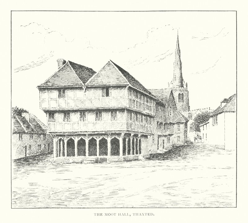 The Moot Hall, Thaxted (litografía) de Duncan Moul