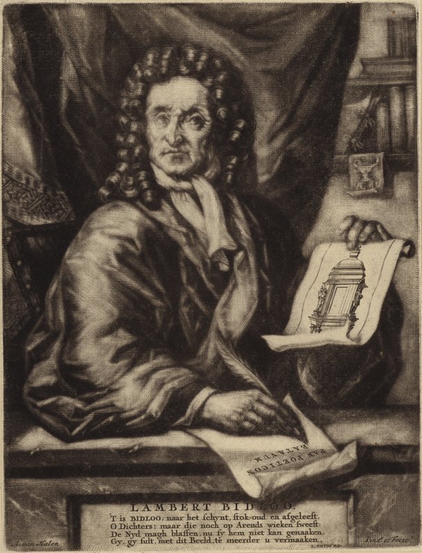 Retrato de Lambert Bidloo de Dutch School