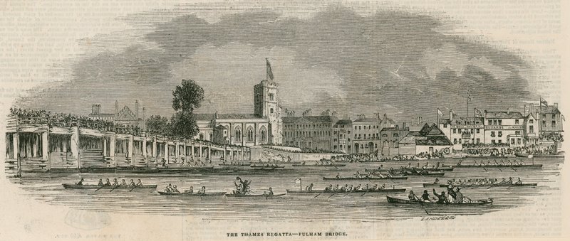 La regata del Támesis de Ebenezer Landells