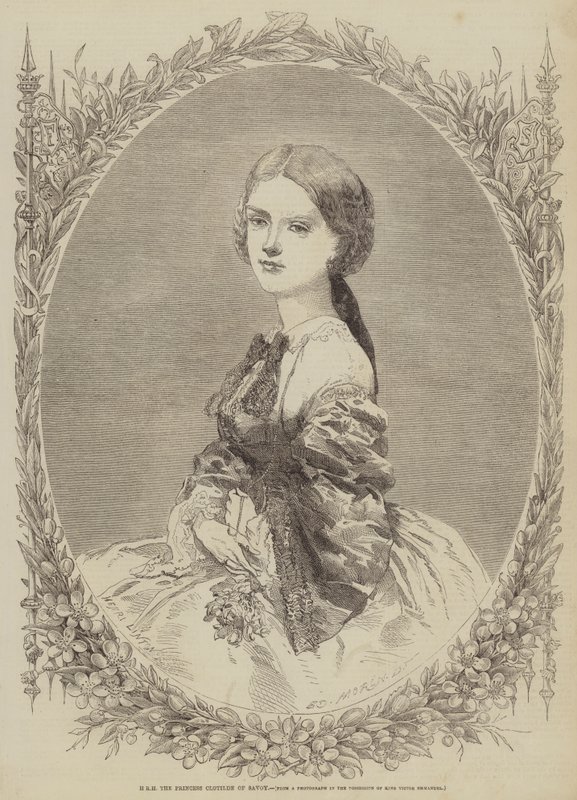 SAR la princesa Clotilde de Saboya de Edmond Morin