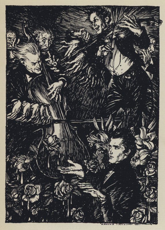 Ilustración para Maud de Tennyson de Edmund Joseph after Sullivan
