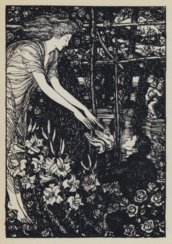 Ilustración para Maud de Tennyson de Edmund Joseph after Sullivan