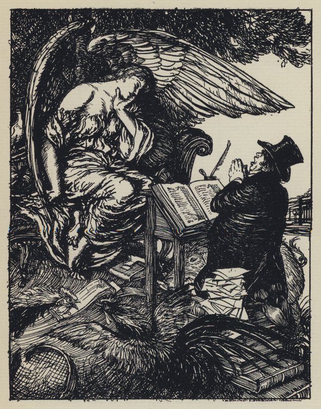 Ilustración para Maud de Tennyson de Edmund Joseph after Sullivan