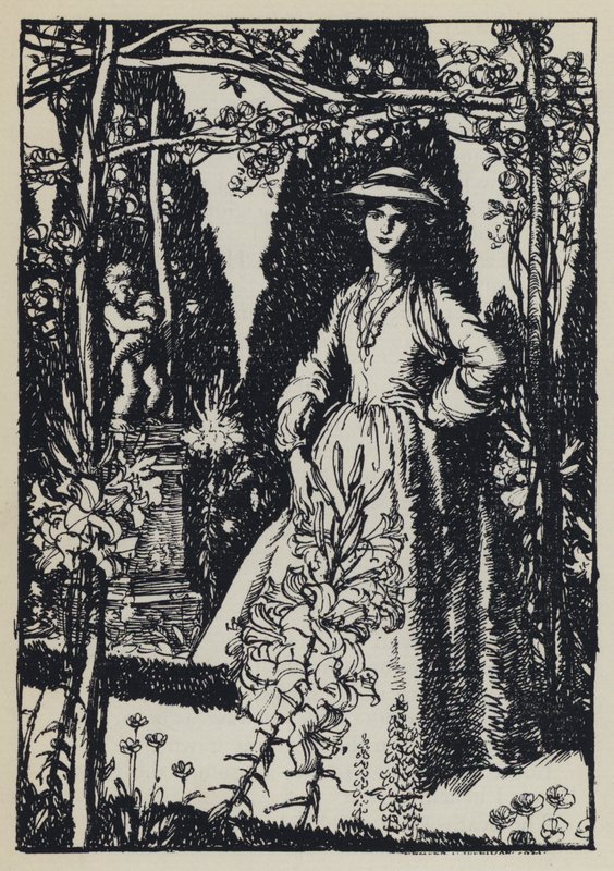 Ilustración para Maud de Tennyson de Edmund Joseph after Sullivan