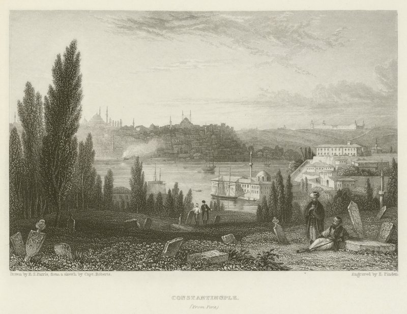 Constantinopla, desde Pera de Edmund Thomas Parris