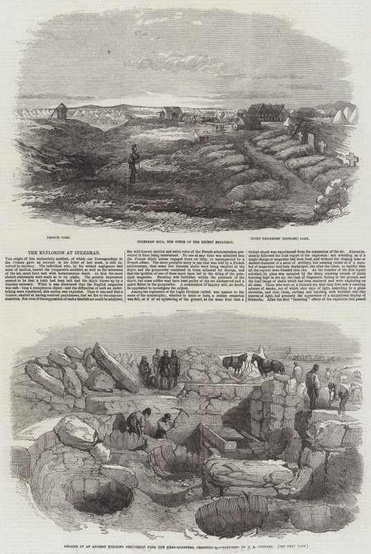 La Explosión en Inkerman de Edward Angelo Goodall