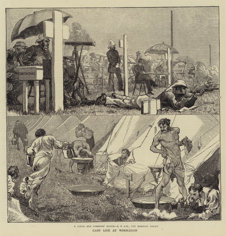 Vida de Campamento en Wimbledon de Edward John Gregory