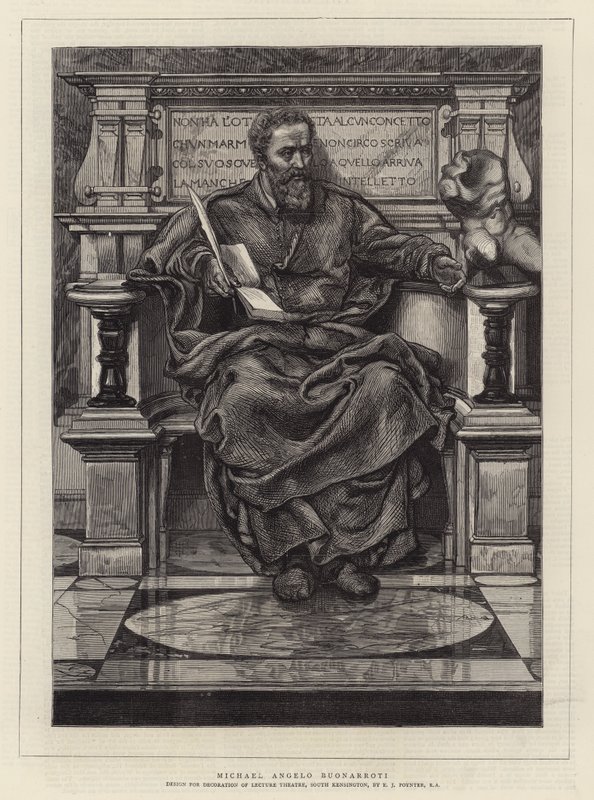 Miguel Ángel Buonarroti de Edward John Poynter