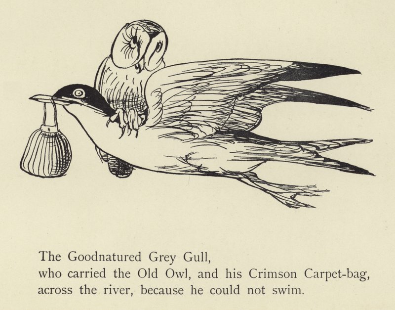 La gaviota de buen carácter de Edward Lear