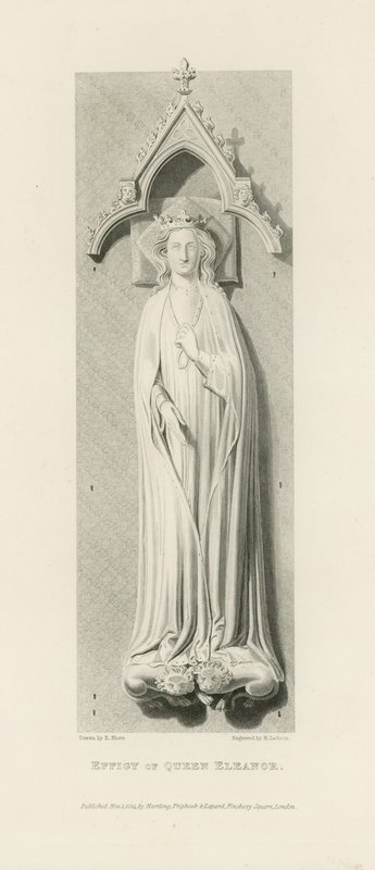Efigie de la Reina Leonor de Edward Blore
