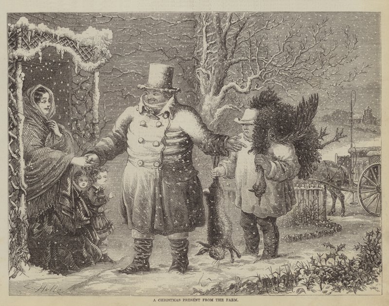 Un regalo de Navidad de la granja de Edward Hull