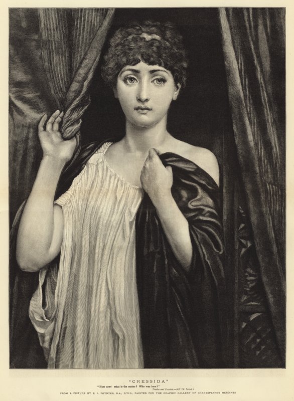 Cressida (grabado) de Edward John (after) Poynter