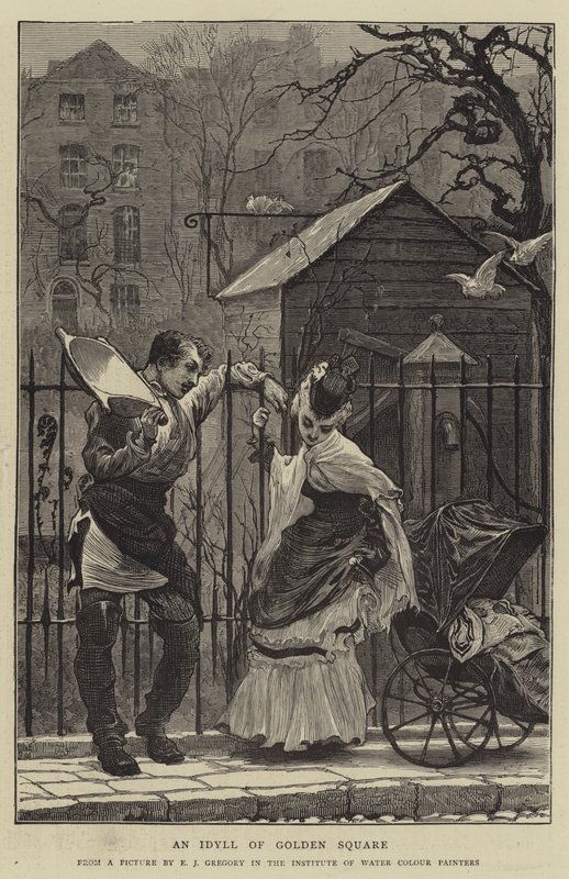 Un Idilio de Golden Square de Edward John Gregory
