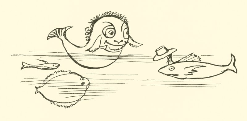 Pastel de calicó de Edward Lear