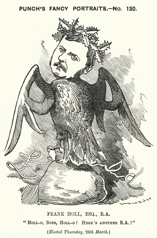 Caricatura de Punch (grabado) de Edward Linley (after) Sambourne