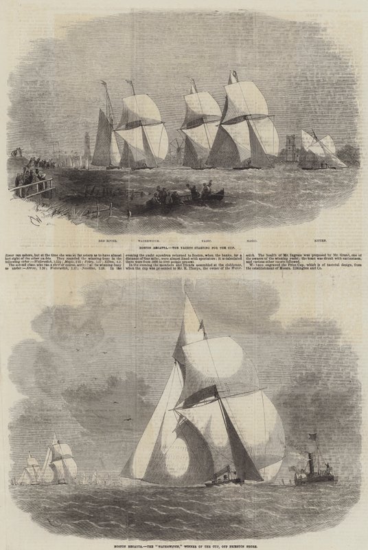 Regata del Club de Yates de Boston de Edwin Weedon