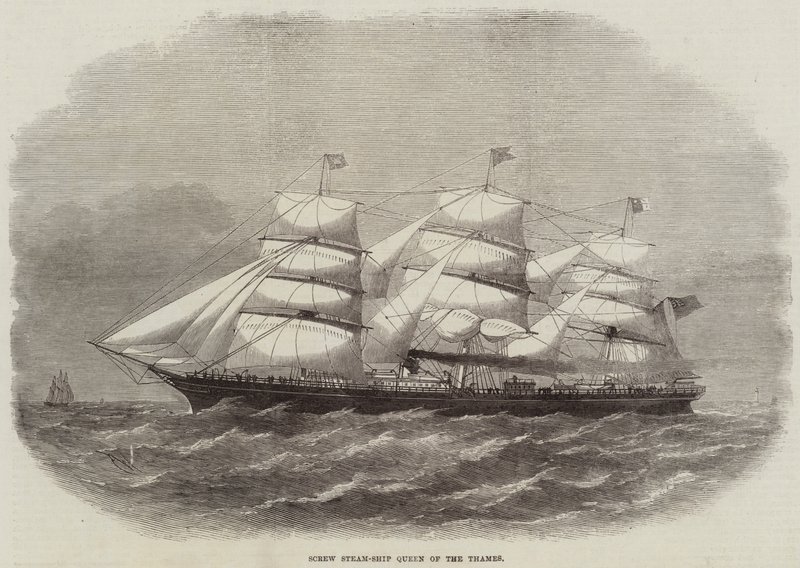 Vapor de tornillo Reina del Támesis de Edwin Weedon