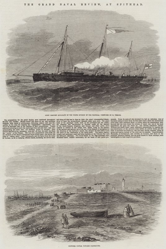 La Gran Revisión Naval, en Spithead de Edwin Weedon