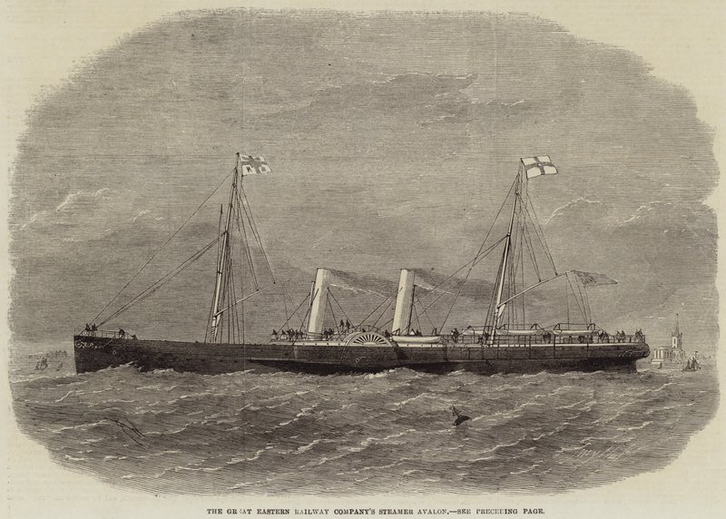 El vapor Avalon de la compañía Great Eastern Railway de Edwin Weedon