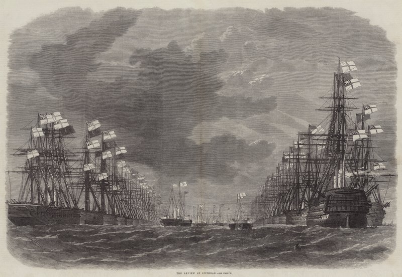 La Revista en Spithead de Edwin Weedon