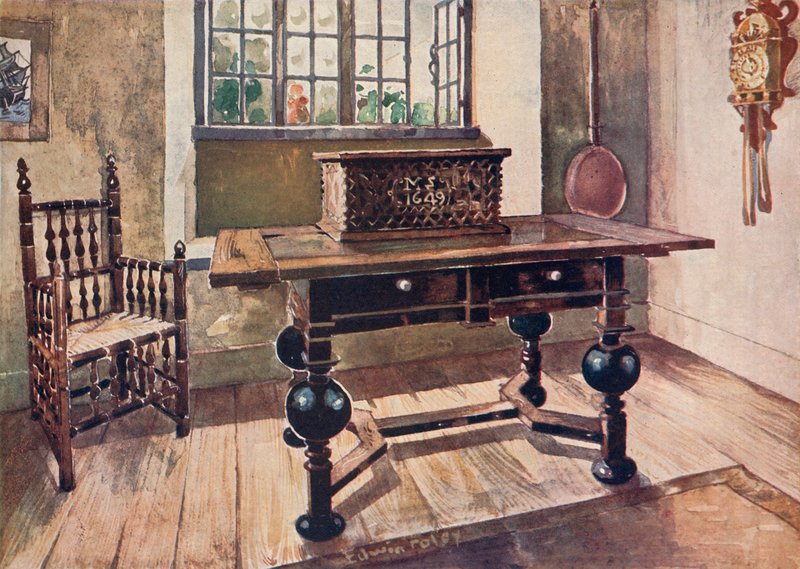 El salón de un colonizador temprano de Virginia de Edwin John Foley