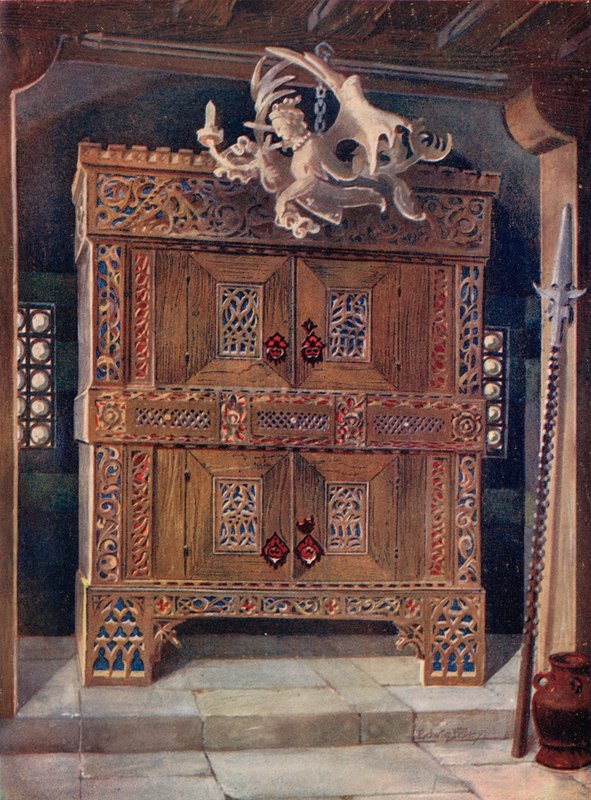 Schrank gótico tardío. Alemán de Edwin John Foley