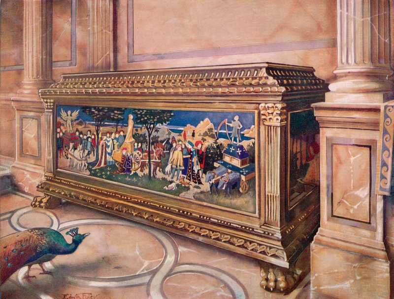 Cofre de matrimonio o Cassone. Italiano de Edwin John Foley