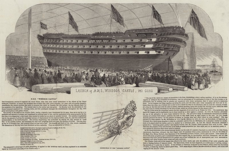 HMS Windsor Castle de Edwin Weedon