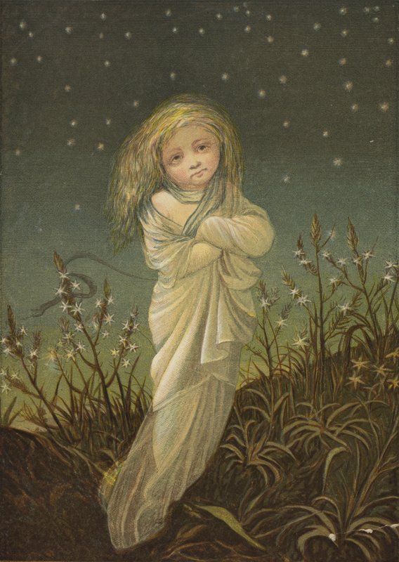 Estrellas de la Tierra (litografía en color) de Eleanor Fortescue Brickdale