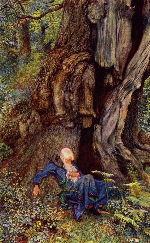 Vivien (litografía en color) de Eleanor Fortescue Brickdale