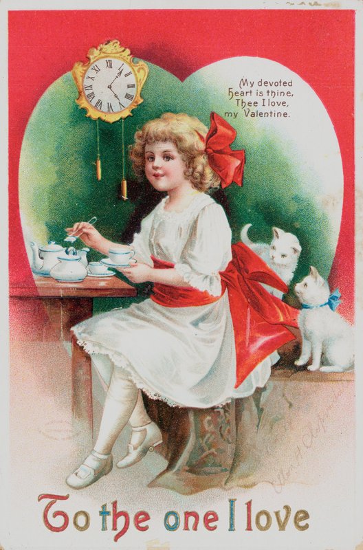 Tarjeta de San Valentín americana de Ellen Hattie Clapsaddle