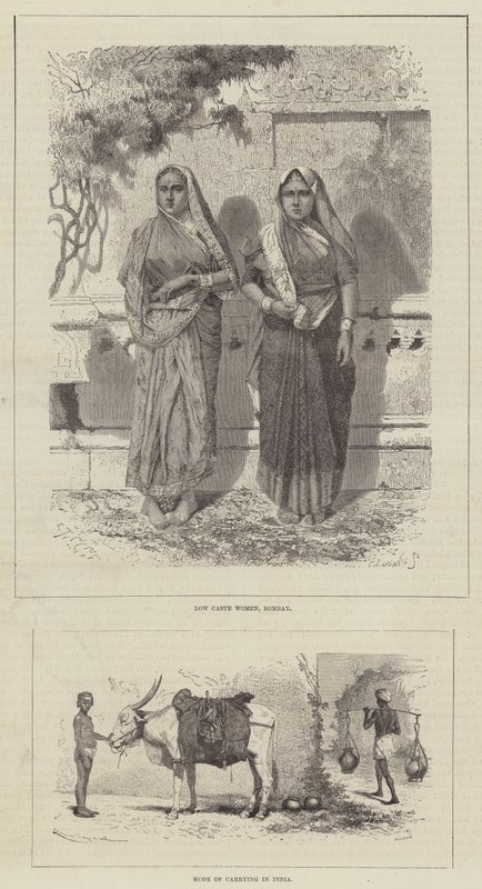 Escenas en India de Emile Theodore Therond