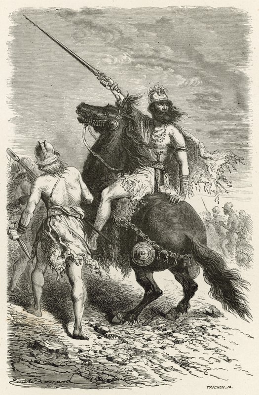Guerreros en la época del hierro de Emile Antoine Bayard