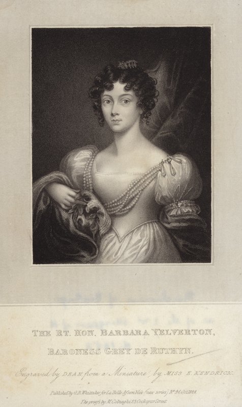 La Muy Honorable Barbara Yelverton de Emma Eleanor Kendrick