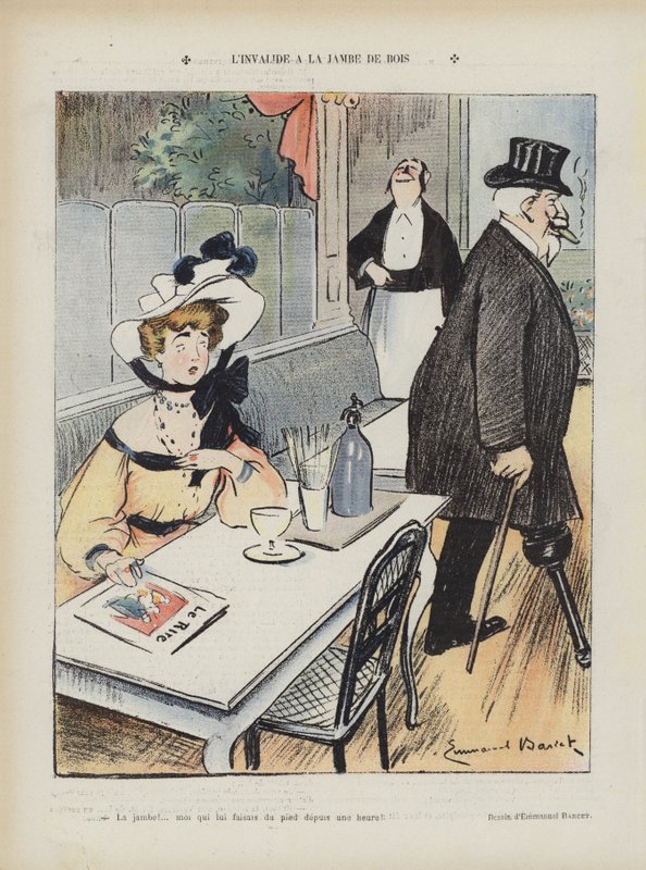 Ilustración para Le Rire de Emmanuel Barcet
