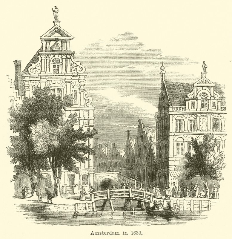 Ámsterdam en 1639 de English School