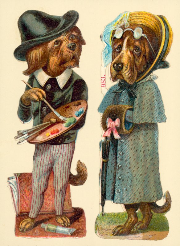 Perros antropomórficos de English School