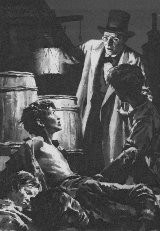 Dr. Barnardo encontrando niños de English School