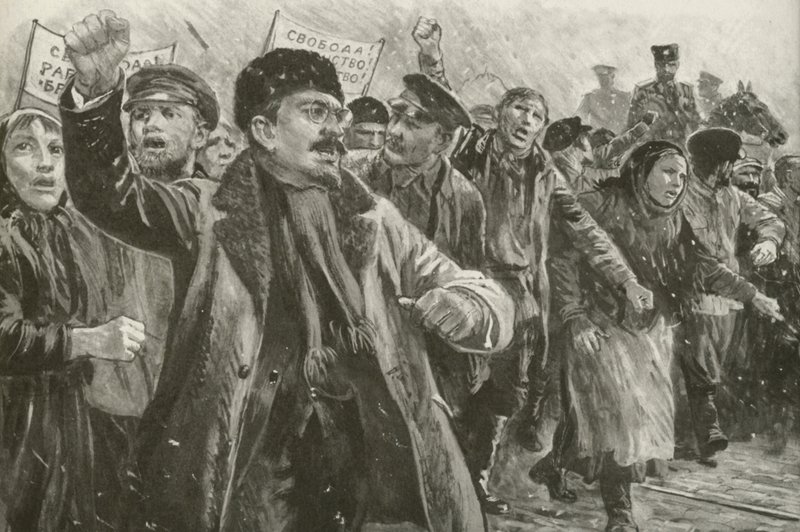 León Trotsky de English School