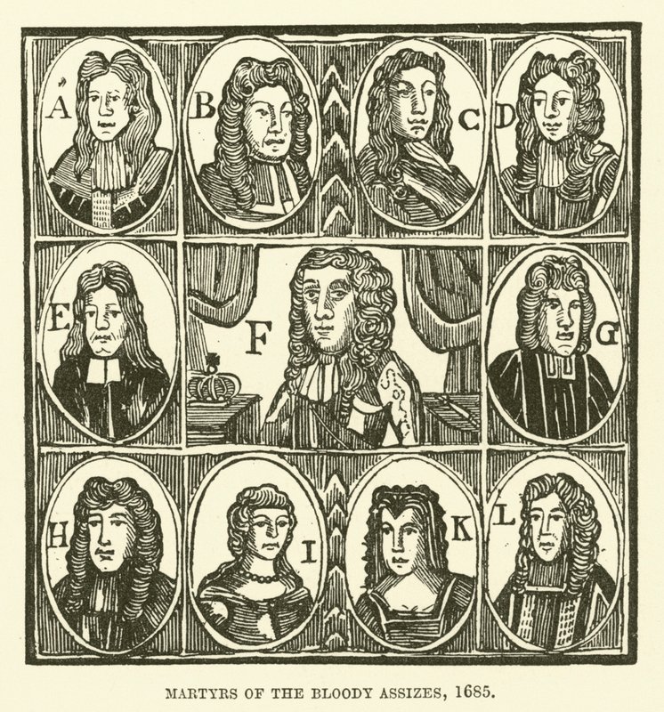 Mártires de las Asambleas Sangrientas, 1685 de English School