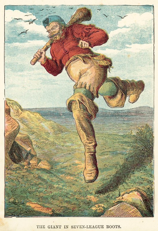El gigante con botas de siete leguas de English School