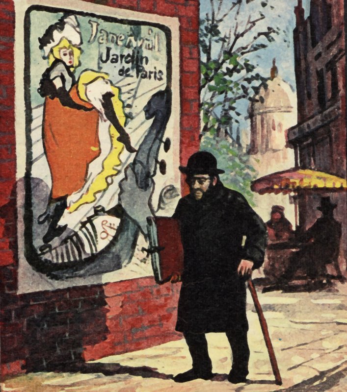 Toulouse Lautrec caminando por las calles de París de English School