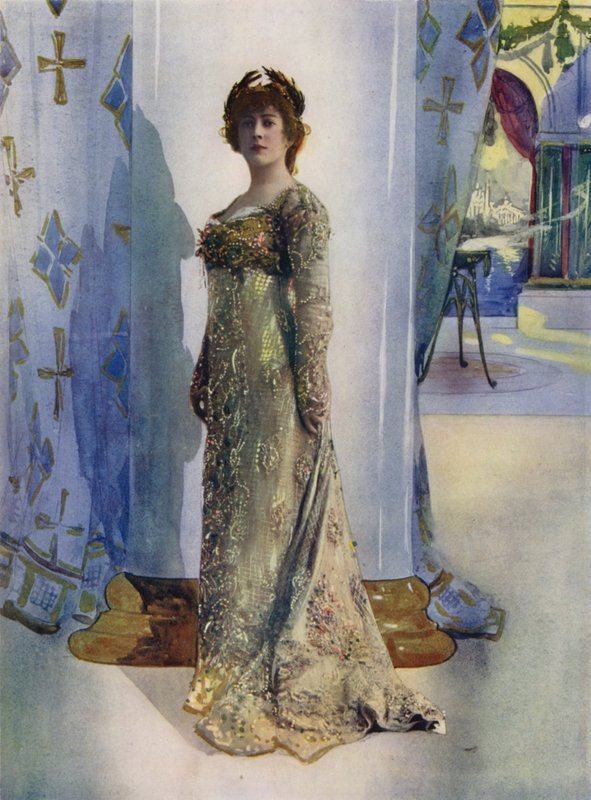 Madame Jane Hading en Plus Que Reine de English Photographer