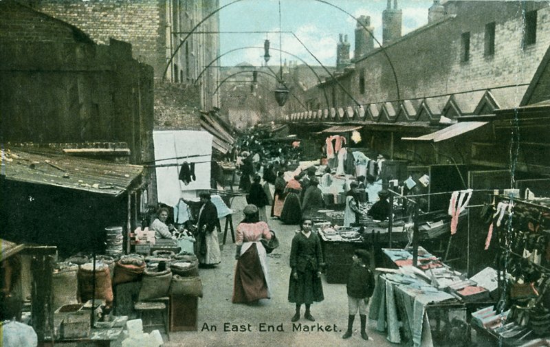 Un mercado del East End de English Photographer