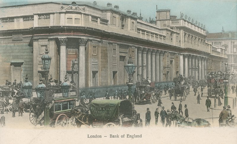 Banco de Inglaterra, Londres de English Photographer