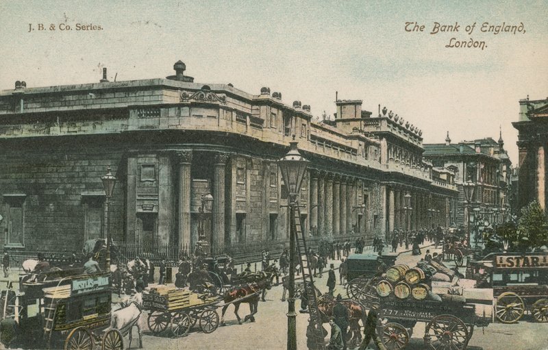Banco de Inglaterra, Londres de English Photographer