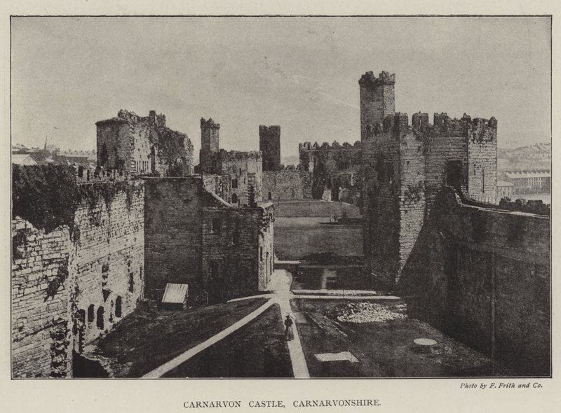 Castillo de Carnarvon, Carnarvonshire de English Photographer