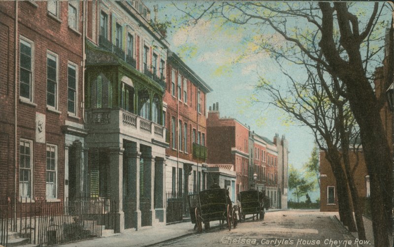 Chelsea, Casa de Carlyle en Cheyne Row de English Photographer